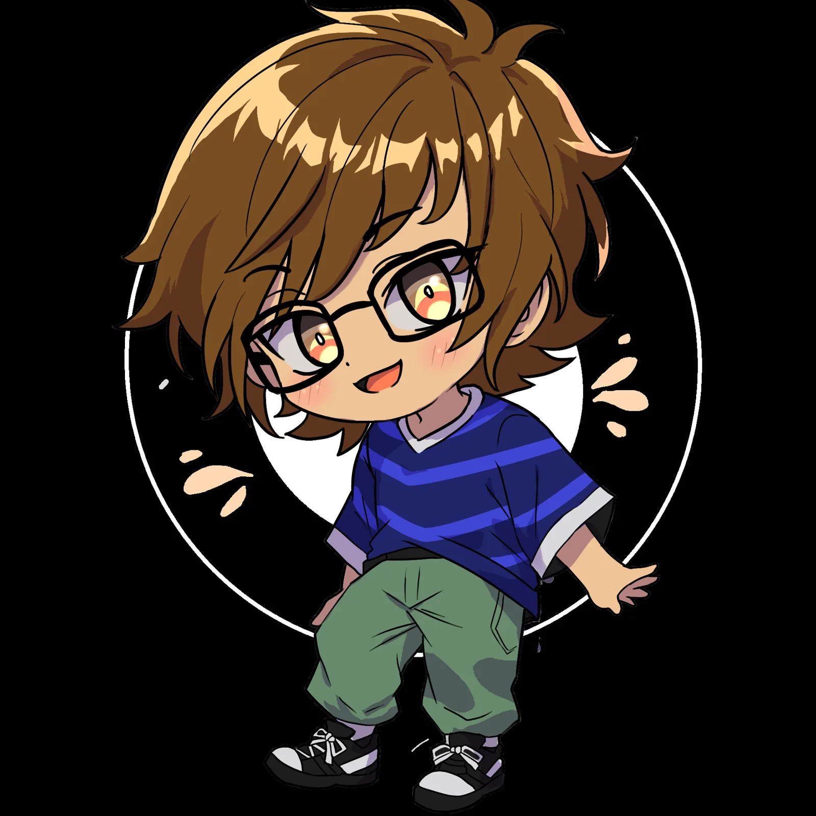 Arquivo 014 - Chibi de óculos